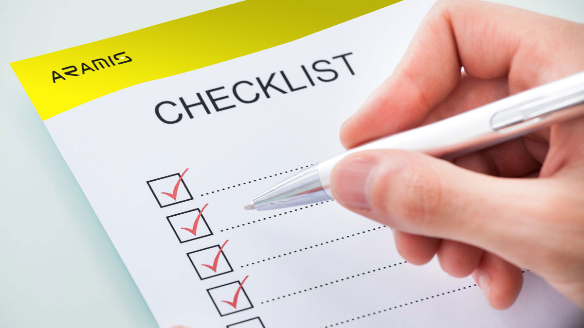 checklist aramis